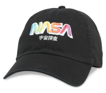 Nasa Slouch Black Dad Cap - American Needle