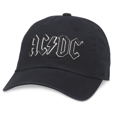 ACDC Ballpark Black Dad Cap - American Needle