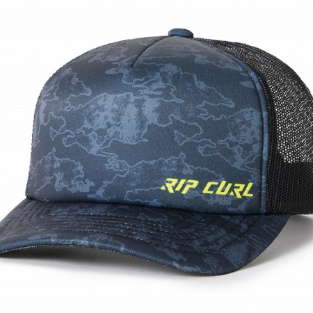 Cappellino Weekend Trucker Black/Lime- Ripcurl